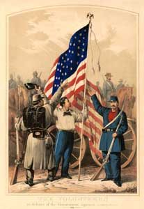 Volunteers in defense of the government against usurpation by James Queen, 1861