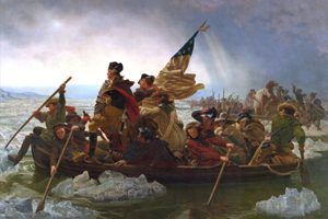 Washington Crossing the Delaware by Emanuel Leutze 1851
