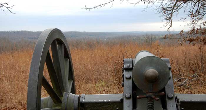 Cannon at Wilson's Creek Missouri National Battlefield by Kathy Alexander.