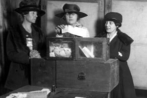 Women voting
