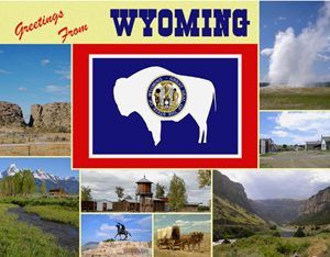 Wyoming Postcard