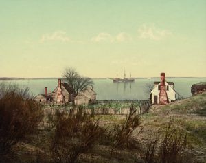 Yorktown harbor, VA, Detroit Photographic,1903